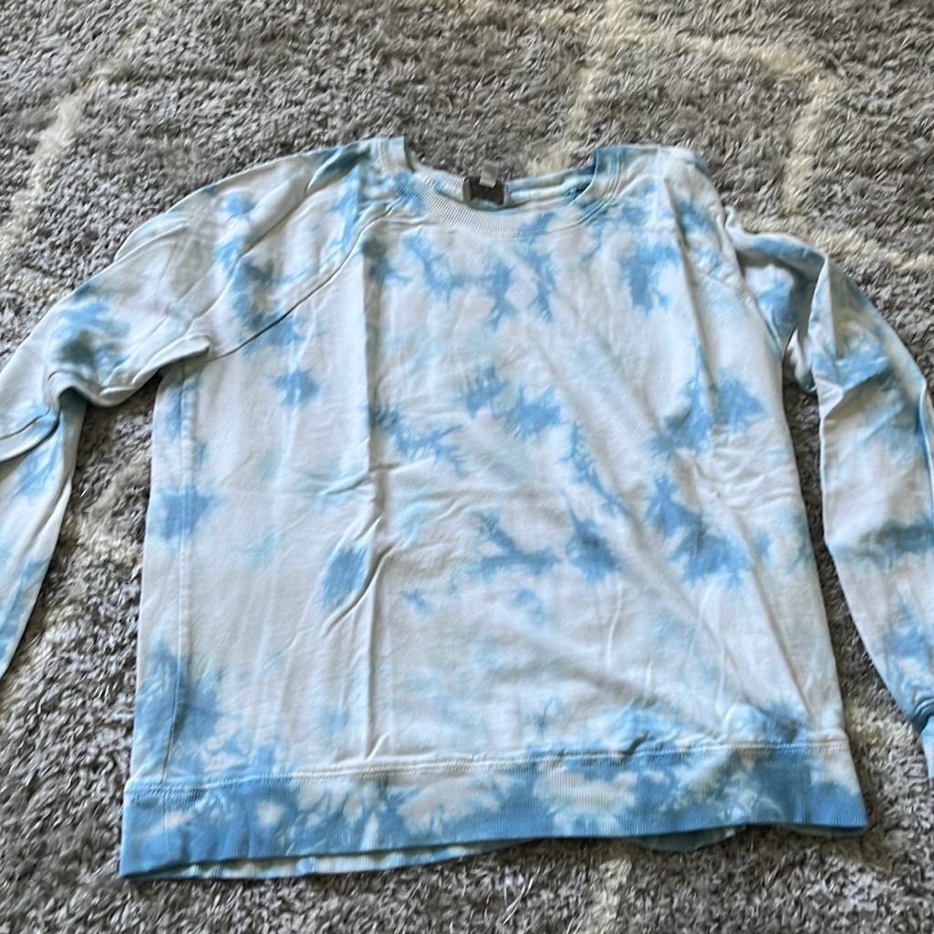 Blue Tye Dye Long Sleeves